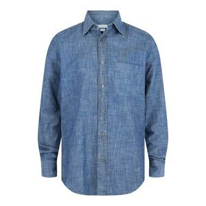 Slowear Glanshirt Collared Button-up Shirt Blue Mens